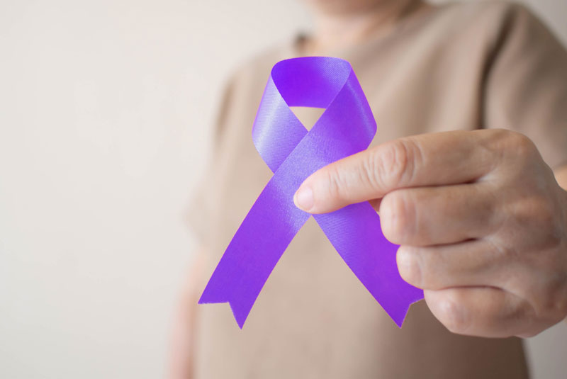 pancreatic cancer ribbon Pittsfield, MA