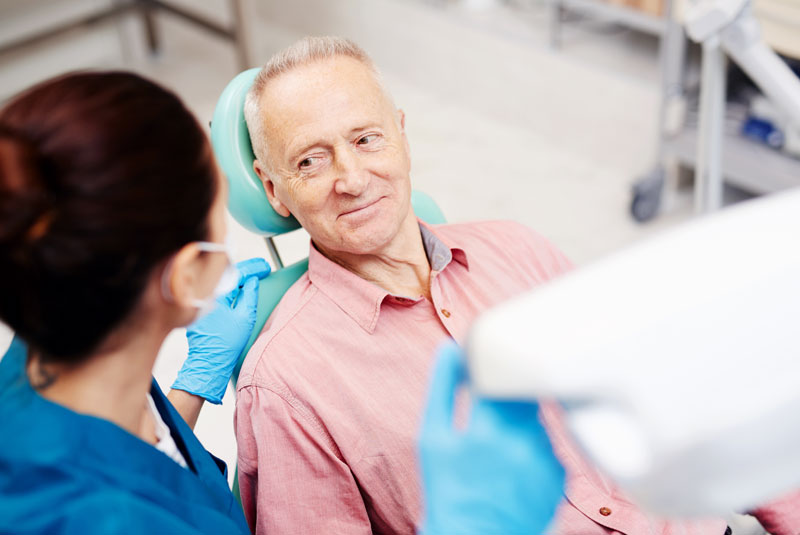 patient undergoing dental procedure Pittsfield, MA